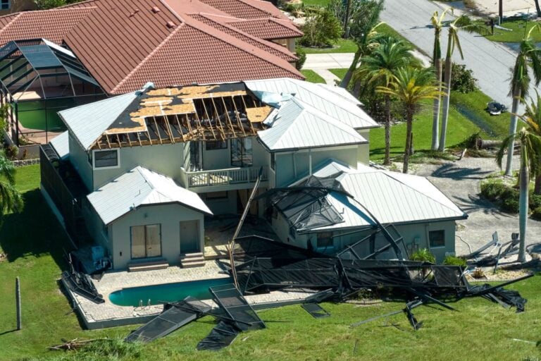 hurricane home damage